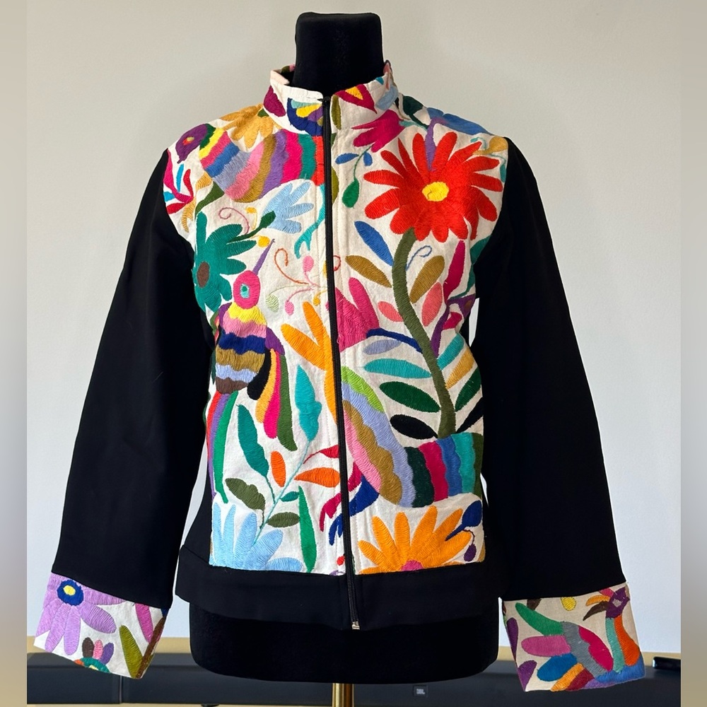 MARIA AMOR Tenango Light Jacket Black size M